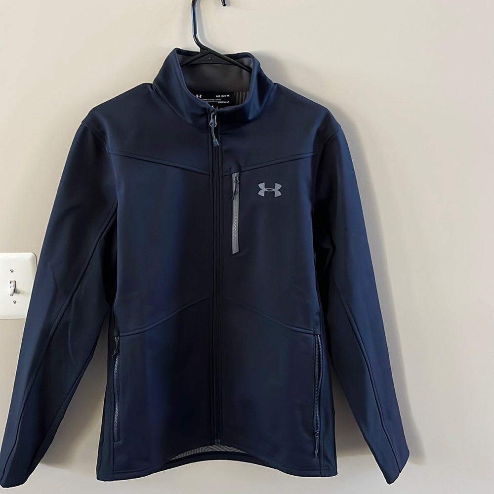 Under Armour Coldgear Infrared BLACK Mens-M Full-Zip Jacket